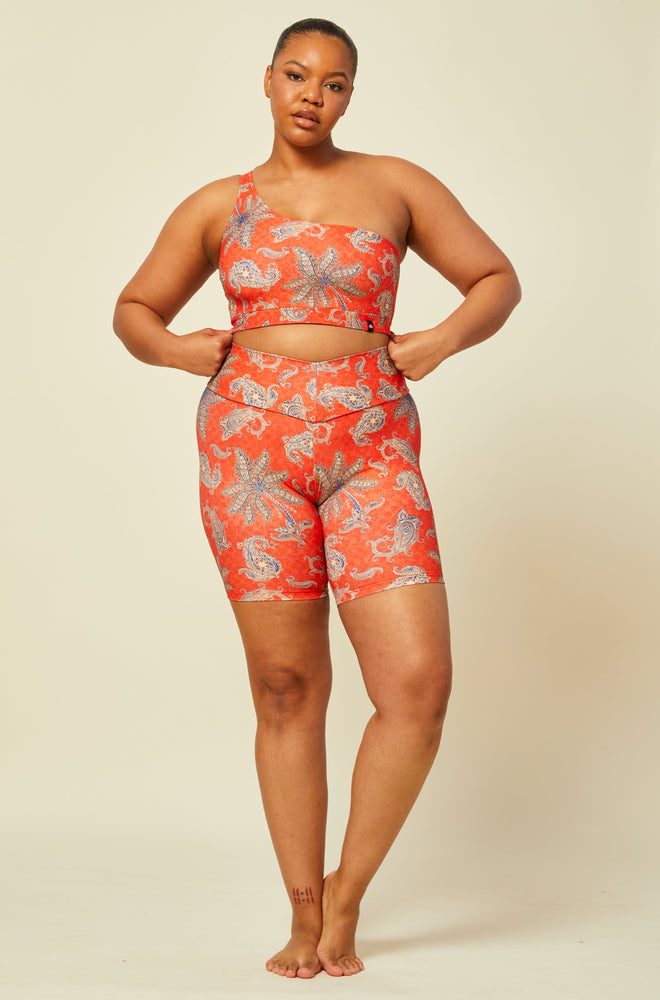 Paisley Spice Bike Shorts (Final Sale)