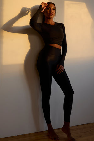 Hi-Shine Leggings Black