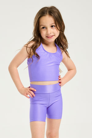 Hi-Shine Kids Active Tank Violet