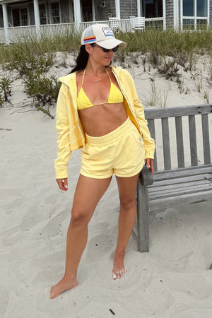 Vintage Wash Sweatshorts Limoncello