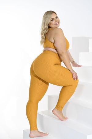 Croco Skin Leggings Honey (FINAL SALE)