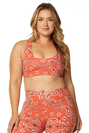 Bandana Effortless Top Paprika (FINAL SALE)