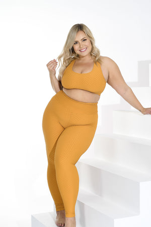 Croco Skin Leggings Honey (FINAL SALE)