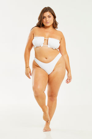 Copacabana Brazilian Bikini Bottom White