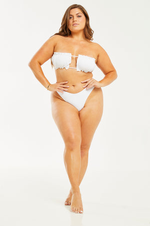 Copacabana Brazilian Bikini Bottom White