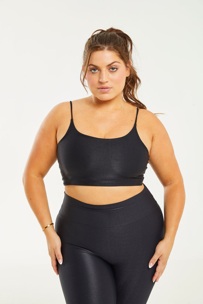 Hi-Shine Sculpting Bralette Black