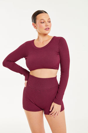 Lounge Long Sleeve Merlot