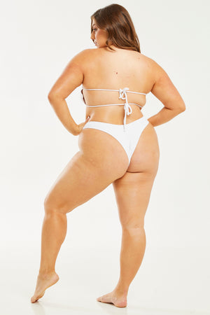 Copacabana Brazilian Bikini Bottom White