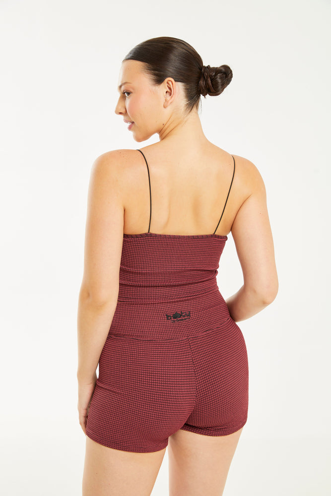 Lounge Strappy Tank Merlot