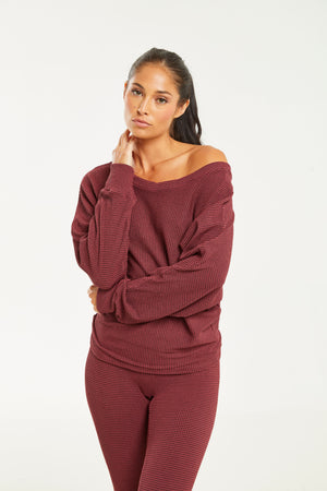 Lounge Pullover Merlot