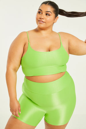 Hi-Shine Sculpting Bralette Lime (FINAL SALE)