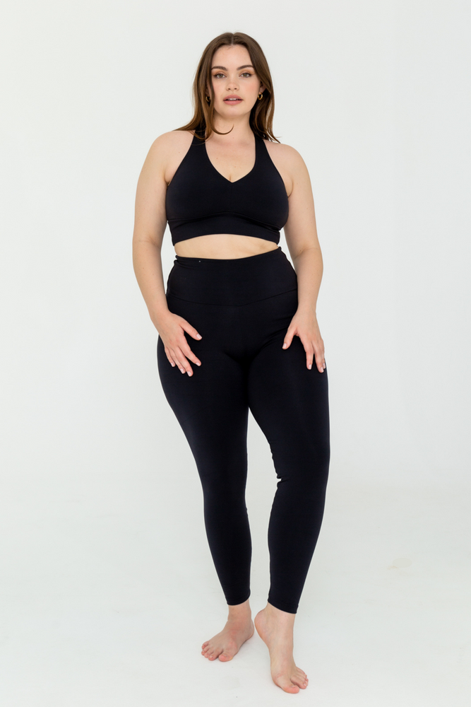 Not Your Average Basic Curvy Top Black