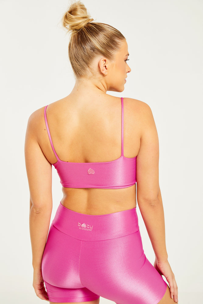 Hi-Shine Sculpting Bralette Hot Pink (FINAL SALE)