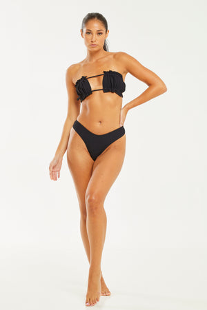 Copacabana Brazilian Bikini Bottom Black