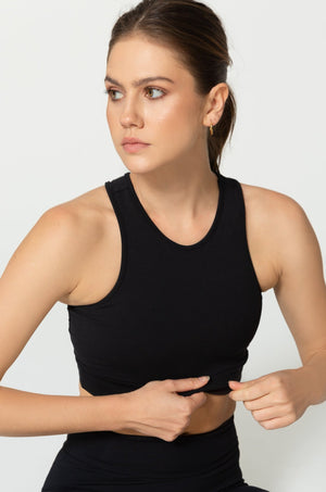 Textureless Support Top Black