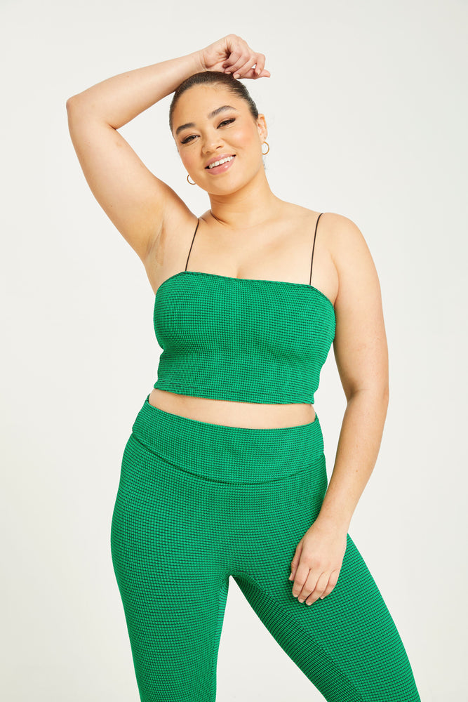 Lounge Strappy Tank Kelly Green (FINAL SALE)