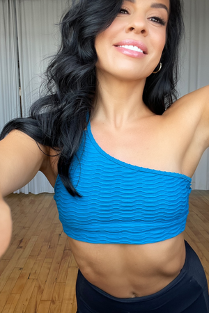 Original One Shoulder Bandeau Sapphire (FINAL SALE)