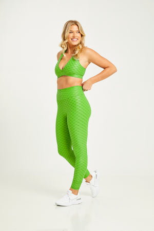 Chrome Leggings Lime (FINAL SALE)
