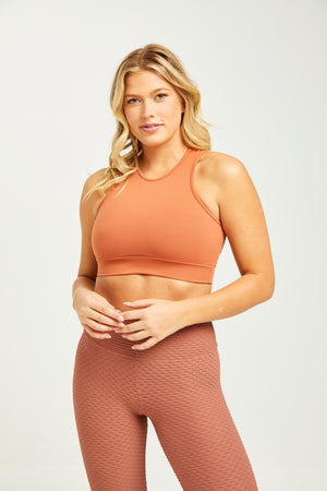 Textureless Support Top Terracotta