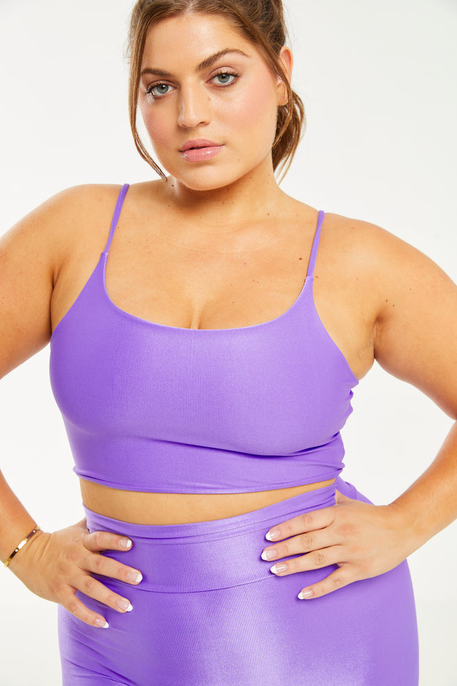 Hi-Shine Sculpting Bralette Violet (FINAL SALE)