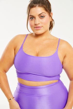 Hi-Shine Sculpting Bralette Violet (FINAL SALE)