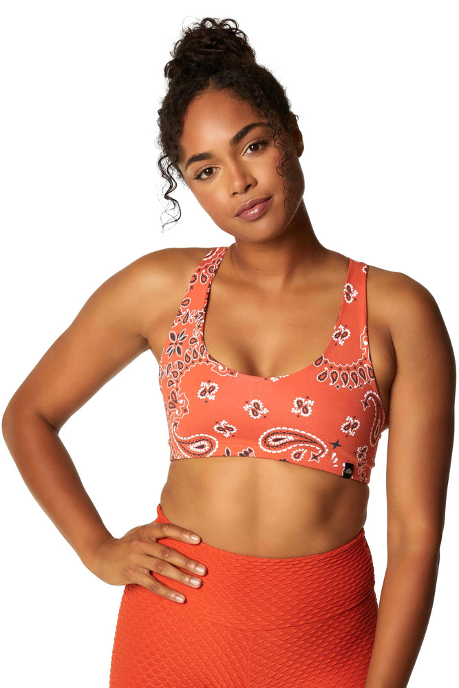 Bandana Effortless Top Paprika (FINAL SALE)